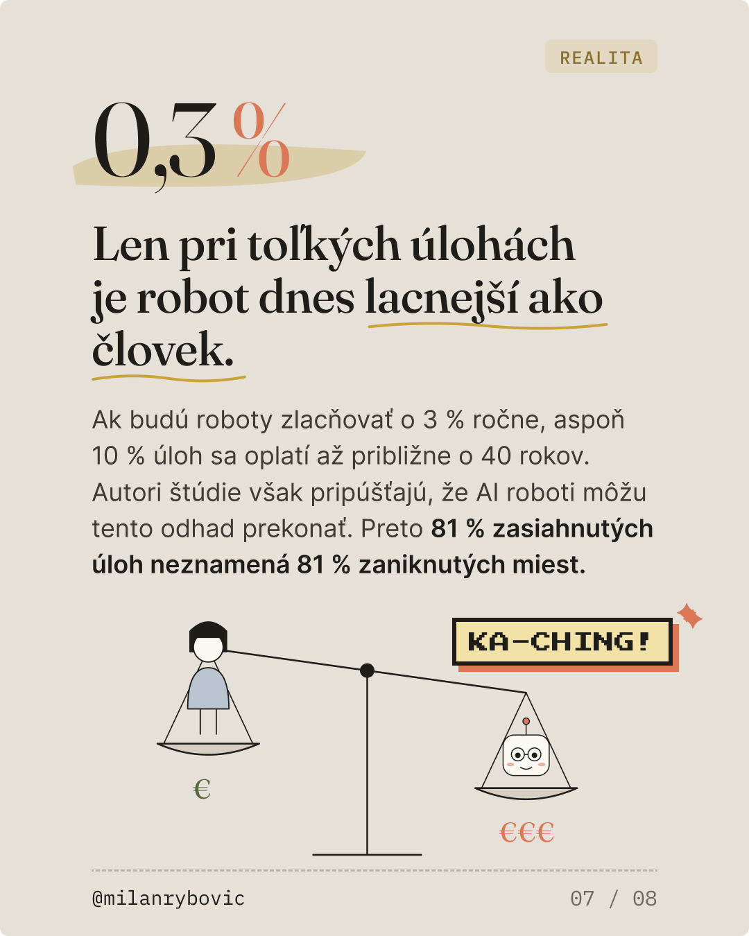 AI a roboti: Realita. Snímka 8 z 9.